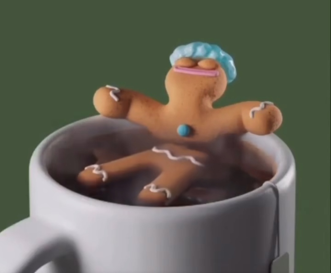 Doppa pepparkakan i te supergott