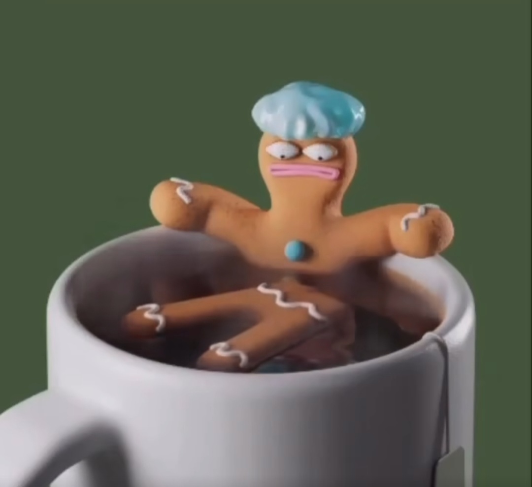 Doppa pepparkakan i te supergott